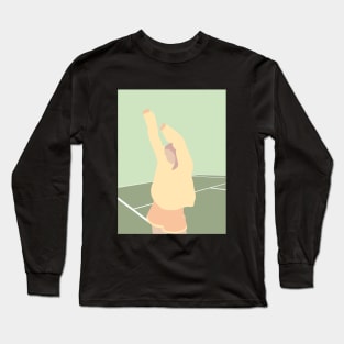 Tennis Player Girl Long Sleeve T-Shirt